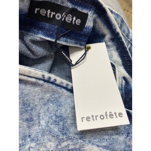 retrofete Willa Skirt in Light Blue Acid XS - Picture 5 of 7